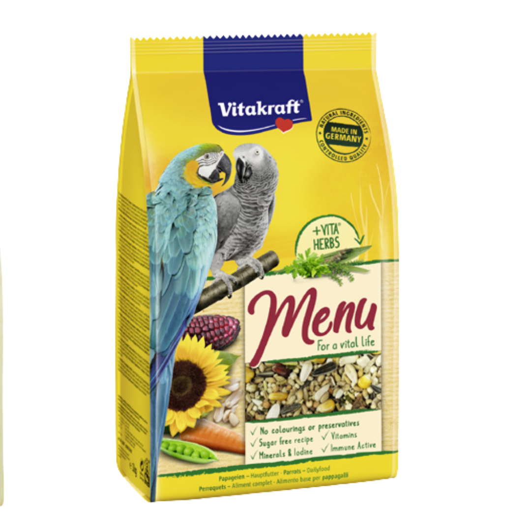 Vitakraft Birds Food Menu Parrot 